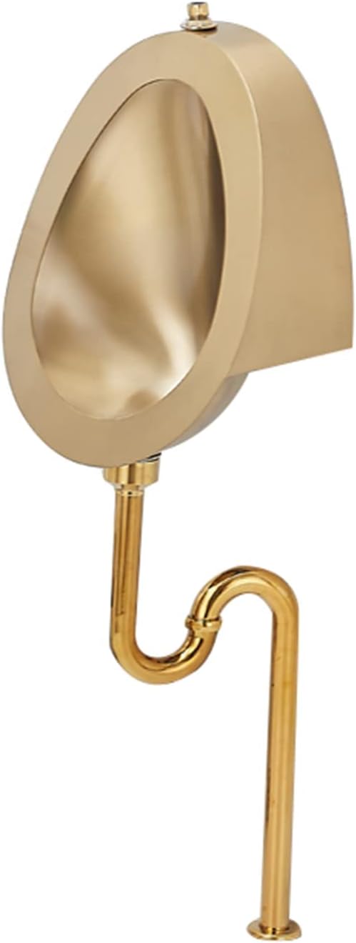 Universal Flushing Type High-Efficiency Urinal, Stainless Steel Wall-Mounted Automatic Sensor Toilet Urinal, Bathroom and Public Toilet Urinal with Flush Valve, Deodorant and Anti-Blocking ( floor)