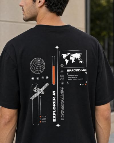 Image of NOBERO Men's Cotton Oversized Fit T-Shirt