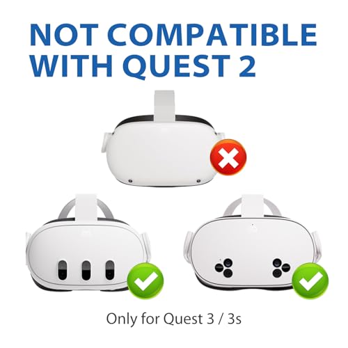 DESTEK QH3 Pressure-Free Head Strap Compatible with Meta Quest 3/3S - Lightweight Dual-Knob Fit for Kids & Adults,All-Day Comfort & Secure Fit - Image 3