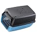 Ferplast Katzentransportbox SKIPPER 2, Hundetransportbox, Haustiertransportbox für kleine Hunde und Katzen bis 8 kg, Hundetransportbox, Katzentransportbox, 55x36xH 33 cm, aus Kunststoff mit Klappgriff