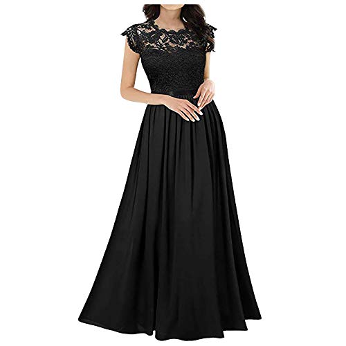 Spitzenkleid Damen Abendkleid Lang,...