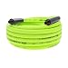 Flexzilla Air Hose, 3/8 in. x 35 ft, 1/4 in. MNPT Fittings, Heavy Duty, Lightweight, Hybrid, ZillaGreen - HFZ3835YW2
