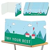 Privacy Shields for Student Desks - 24 Pack，Colored Classroom Privacy Folders for Students, Privacy