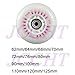 JCCHT Luminescence Roller Skate Wheels Light up Single Inline Skate Wheels with Bearings 8-Pack 62mm-125mm,Purple,100mm