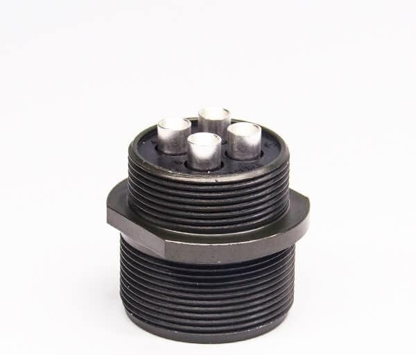 MS3101A22-22P 4 Pin Circular Cable Mount Female Plug and Male Receptacle Solder Contact Connector