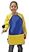 Attmu 2 Pack Kids Art Smocks, Children Waterproof Artist Painting Aprons Long Sleeve with 3 Pockets for Age 2-6 Years