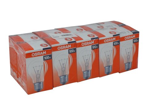Preisvergleich Produktbild 10x OSRAM Classic Glühbirne Glühlampe 100Watt 100W E27 klar
