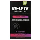 RELYTE Re-Lyte Electrolyte Drink Mix Mixed Berry 15 Servings Packets 3.44 oz