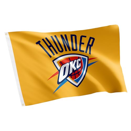 Desert Cactus Oklahoma City Thunder Flag OKC Team NBA National Basketball Association 100% Polyester Indoor Outdoor 3x5 feet Flags (Flag C)