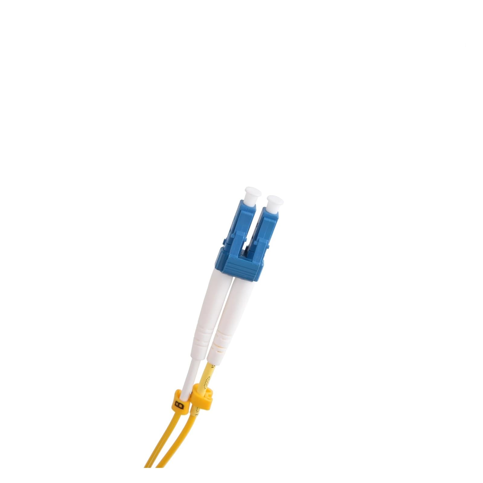 Kabel krosowy światłowodowy, Patchcord światłowodowy 40G UPC LC jednomodowy 2 rdzenie 2LC męski na 1-20 M(5m)
