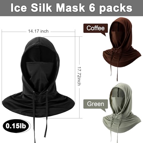 Image of Cooling Balaclava Face Mask Breathable Full Head Mask Sun Protection Neck Cover UV Face Cover for Men Women