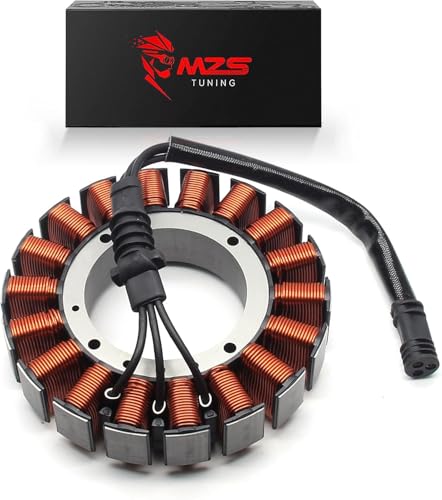 MZS Motorcycle Magneto Stator Touring Coil 29987-06 50 Amp 3-Phase Compatible with Road Glide 2006-2016 / Electra Glide 2006-2016 / Road King 2006-2016 / Street Glide 2006-2016 / Tri Glide 2009-2016