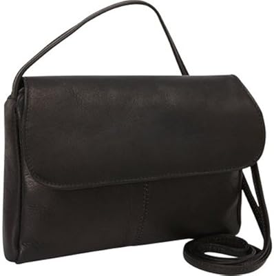 David King & Co. Flap Front Handbag 522, Black, One Size