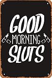 Scream Queens 'Good Morning, Sluts' Art Print Metal Tin Sign Vintage 8x12 Inch