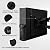 PureFit Outdoor TV Cover 40-43 inch Weatherproof Waterproof Outside TV Covers Protector Enclosure for Flat Screen TVs, Fits up to 39.5" W x 25" H x 5.5" D, Black