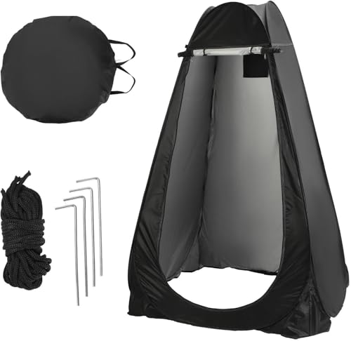 ARATERVIO Pop-Up Toilettenzelt Tragbares Dusch- & Umkleidezelt mit UV-Schutz Mobiles WC Zelt für Camping Strand & Outdoor Inklusive Tragetasche