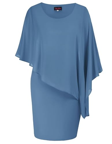 Hanna Nikole Pailettenkleider FüR Damen GroßE GrößE Chiffon-üBerwurf Kleid Festliche Kleider Elegante Spitzenkleid Cocktailkleid Knielang Abendkleider Glitzer Hochzeitsgast Outfit Party Kleider Hanna Nikole Pailettenkleider FüR Damen GroßE GrößE Chiffon-üBerwurf Kleid Festliche Kleider Elegante Spitzenkleid Cocktailkleid Knielang Abendkleider Glitzer Hochzeitsgast Outfit Party Kleider