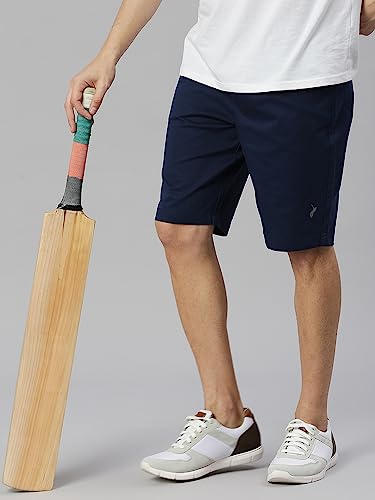 Image of Thomas Scott Men's | Solid | Chino Shorts | Regular Fit | Cotton Elastane | Above Knee | Casual Short