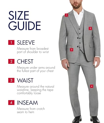 Image of Tommy Hilfiger TH Flex Modern Fit Suit Separates
