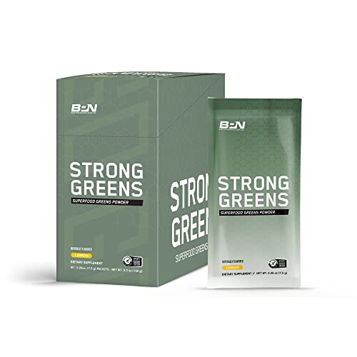 BARE-PERFORMANCE-NUTRITION-BPN-Strong-Greens-Go-Packs-Lemon-Superfood-Greens-Powder-Drink-Mix-Packets