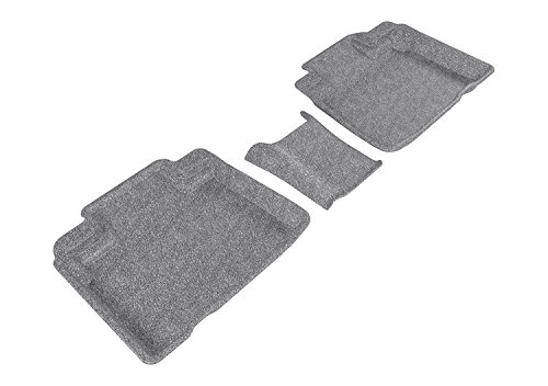 3D MAXpider Custom Fit Classic Floor Mat (Gray) for 2015-2021 Ford Edge - 2ND Row