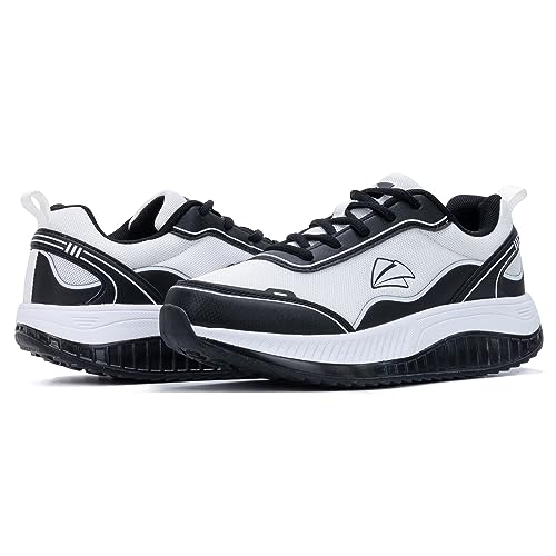 Image of QAUPPE Womens Walking Shoes with Arch Support Wide Orthotic Athletic Sneakers Plantar Fasciitis Tennis for Heel and Foot Pain Relief