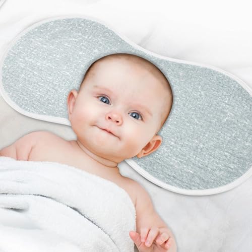 Silver Glitter Texture Muslin Baby Burp Cloths, 22x11 Inch Soft Absorbent Cotton Burping Rags Baby Washcloths for Newborn Boys Girls, 1 Pack4