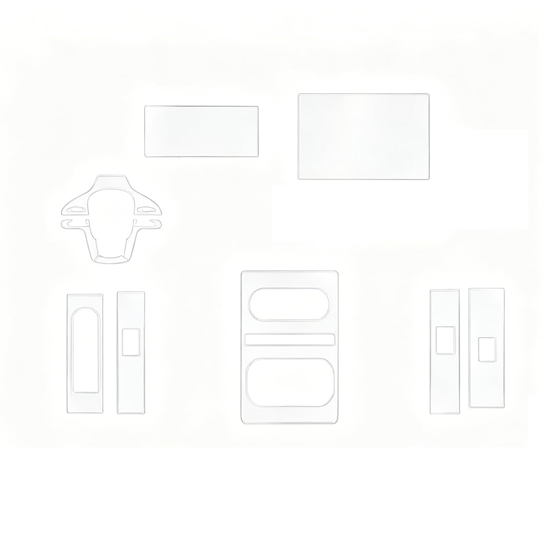 PPF film for car for BYD ATTO 3 EVO 2026, Transparent Center Console Interior TPU Film Interior Protection Film Sticker LHD