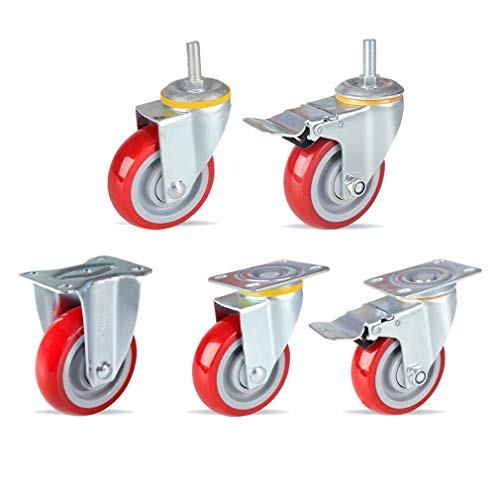 Roulette de meuble M12 pour stopper les rayures au sol - 5