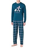 Springfield Pink PANTER Pyjama Sleepwear, Blue, M para Hombre