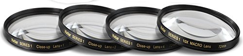 72mm 7 Piece Filter Set Includes 3 PC Filter Kit (UV-CPL-FLD-) and 4 PC Close Up Filter Set (+1+2+4+10) for DSC-RX10 III, DSC-RX10 IV Digital Cameras - Thumbnail 3