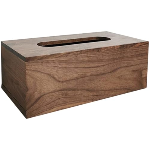 Generic Boîte à mouchoirs rectangulaire classique en bois avec distributeur de serviettes Style 1