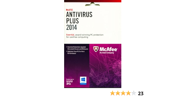 McAfee AntiVirus Plus 2014 (3PCs)