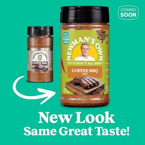 Newman'S Own Coffee Bbq Seasoning; Perfect Spices For Cooking Or Smoking Steak, Brisket, Chicken, Jerky, Pork Ribs, Salmon, And Vegatables; Gluten Free; Kosher thumb #1
