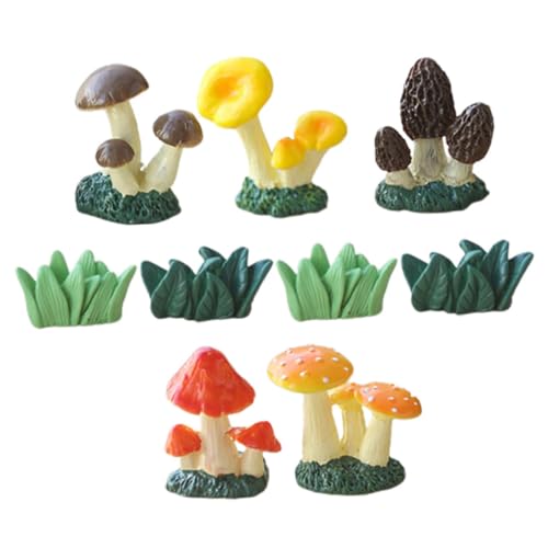 Ornements miniatures de résine étanches pour compositions herbe - 5