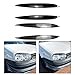 For Golf MK4 GTI SDI R32 Headlight Eyebrow Cover Trim ABS for FSI GL GLS 1997 2005 Front Light Upper Protection for 2 Door and 4 Door Cars (Gloss Black)