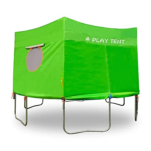 image for Jump Tastic Trampoline Tent with 2 Pack 32.8ft Ball String Lights, Fit