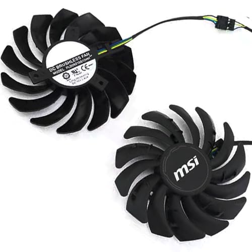 Ventiladores de GPU PLD09210S12HH para MSI RX 5700 XT MECH con Conector PWM de 4 Pines