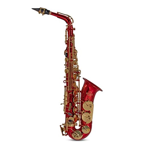 Roy Benson Rb700605 Sassofono Alto Mib As-202R, Laccato Color Rosso, Astuccio Rettangolare