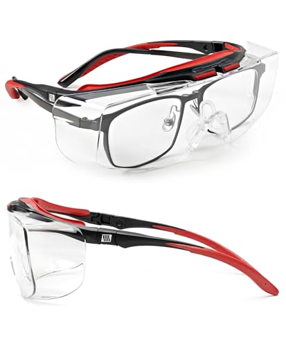 LANON Surlunettes de Sécurité, Antibuée et Anti-rayures, Protection UV400, Conformes ANSI Z87,...