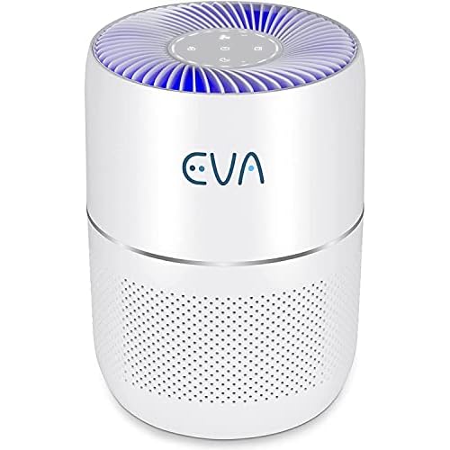 EVA Alto one, The Quietest Air Purifier 16dB, True HEPA 99.97% Allergen, Smoke, Dust, Pollen Removal, Active Carbon – 30m² Medium Room Coverage