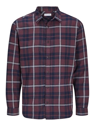 Image of Jack & Jones Men Cotton Blend Solid Regular Fit Shirt