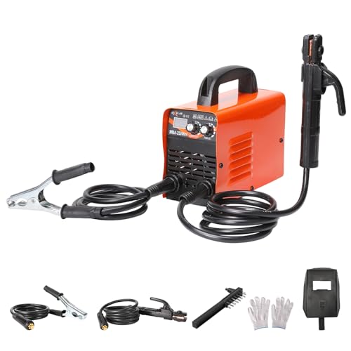Poste à Souder,MMA 250A 220V Poste a Souder ARC,Lampe de Détection de Défaut,Des électrodes Inverter Poste à Souder,Protection Contre la...