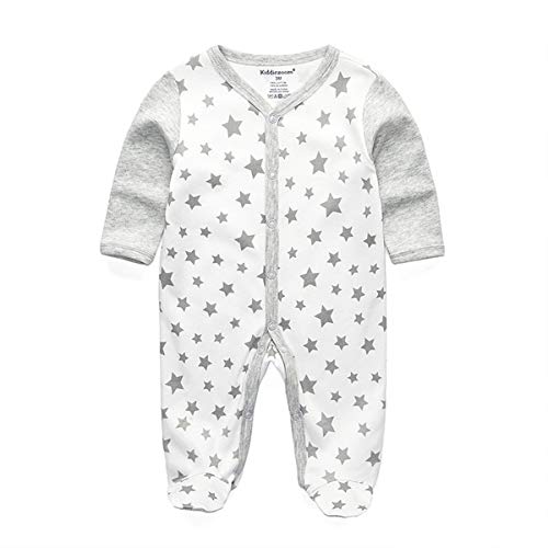 Kiddiezoom Baby and Toddler Boys'Snug Fit Footed Cotton Pajamas2