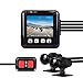 Produktbild VSYSTO Motorrad Dashcam Motorrad Kamera 1080p Doppelobjektiv 150° Weitwinkel Vorne und Hinten wasserdichte Sportkamera Motorrad Camcorder 2'' LCD Bildschirm mit Nachtsichtfunktion G-Sensor