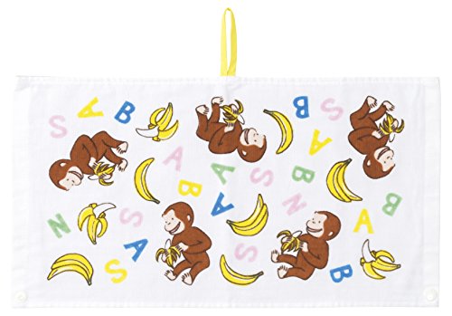 丸眞 おでかけタオル おさるのジョージ 47×25cm おでかけジョージ ガーゼ 甘撚糸 使用 抗菌防臭加工 4765000200