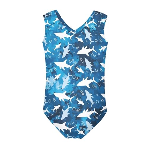 Image of One Piece Swimsuit Girls Kids Bathing Suit V Neck Wide Shoulder Strap Toddler Beach Swimwear for 3-14 Years