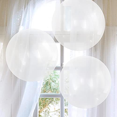 15pcs Clear Latex Big Balloons 24 Inch Large Clear Balloons for Birthday Party Motherâ€™s Day Halloween Party Supply Christmas Decoration Wedding Anniversary New Year Party Balloon Decoration â€¦