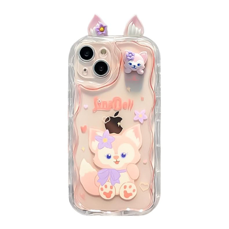 未使用品　ステラ・ルー　スマホカバー ステラルークリア透明くまちゃん抱いてスマホケースiPhoneケース