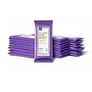 Medline MSC095101 ReadyBath LUXE Total Body Cleansing Heavyweight Washcloths, Scented (Case of 24)